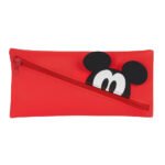 Portatodo Silicona Mickey Caritas Rojo Oficial Disney SAFTA