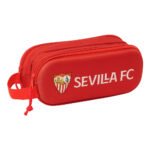 Sevilla Fc 3D Portatodo Doble Rojo Oficial LaLiga | Estuche Escolar Preescolar