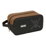 Zapatillero Mediano One Piece Negro Oficial SAFTA para Niños