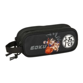 Dragon Ball Portatodo Doble Negro | Estuche Escolar SAFTA Oficial
