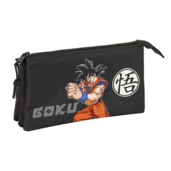 Portatodo Triple Dragon Ball Negro SAFTA Oficial | SuperMochilas