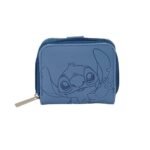 Monedero Billetera Disney Lilo & Stitch Blue SAFTA Oficial Azul