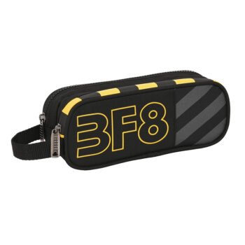 Blackfit8 "Zone" Portatodo Doble Reciclado NEGRO