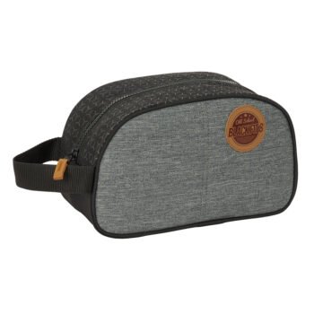 Blackfit8 "Old School" Neceser Adapt. Carro Reciclado Negro/Gris
