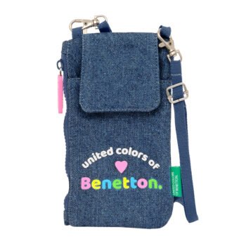 Benetton Monedero Portamóvil Denim VAQUERA - Hasta 6.9''