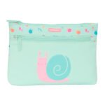 Articulos Safta Preescolar Caracol Portatodo Gde. 2 Crem. Turquesa