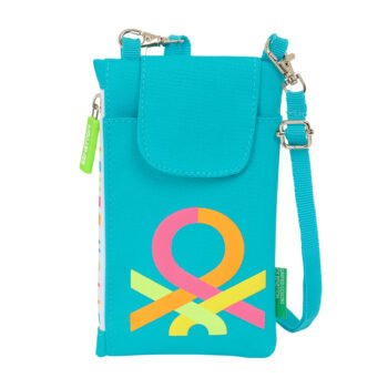 Benetton Summer Monedero Portamovil Azul Oficial (Hasta 6.9'')