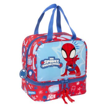 Spiderman Spidey Rescue Portameriendas Oficial SAFTA Rojo/Azul