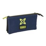 Munich Track Portatodo Triple AZUL/NEGRO | Estilo Preescolar SAFTA