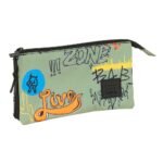 Articulos Safta Portatodo Triple Graffiti 'Zone' Estuche Escolar SAFTA