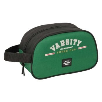 Neceser Blackfit8 Varsity Adaptable Carro Negro/Verde SAFTA