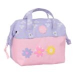 Articulos Safta Neceser "Bouquet" con Asas Rosa/Lila Escolar