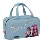K-Pop Demon Hunters Huntr/X Neceser Rectangular Denim Azul/Vaquero