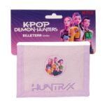 K-Pop Demon Hunters Iconic Billetera Lila Oficial SAFTA Escolar