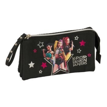 K-Pop Demon Hunters Energy Portatodo Triple Negro SAFTA Oficial