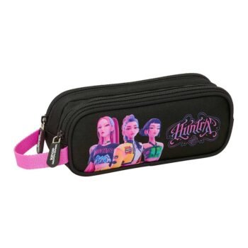 K-Pop Demon Hunters Portatodo Doble Negro Oficial SAFTA