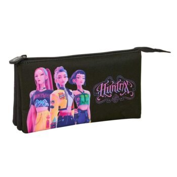 K-Pop Demon Hunters Portatodo Triple Negra SAFTA Oficial