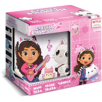 Gabby'S Doll House "Party" Taza Grande 350ml Rosa Claro