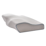 Almohada Cervical Ortopédica Viscoelástica ILOTEX – Diseño Ergonómico Doble Altura con Funda Transpirable (Bamboo)