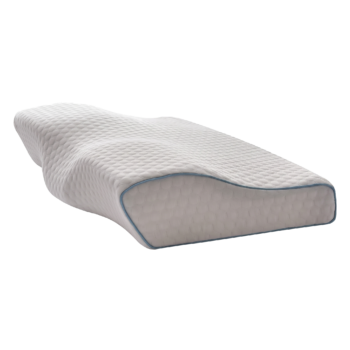 Almohada Cervical Ortopédica Viscoelástica ILOTEX – Diseño Ergonómico Doble Altura con Funda Transpirable (Bamboo)