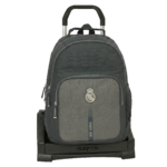 Mochila Real Madrid con Carro Evolution 3ª Equipación – Edición Oficial SuperMochilas (Alta Resistencia)
