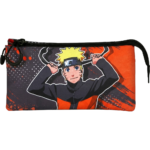 Estuche Portatodo Triple Naruto Hachimaki FAN 2.0 – Escolar, Gran Capacidad y Licencia Oficial