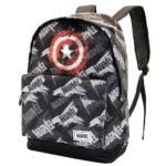 Marvel Avengers Mochila Capitán América Adaptable a Ligera Gris