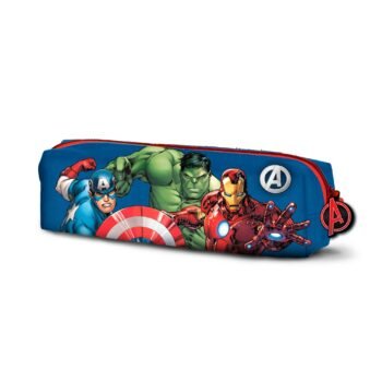 Marvel Avengers Estuche Portatodo Cuadrado Azul