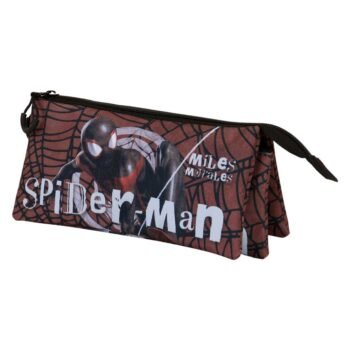 Marvel Spider-Man Estuche Portatodo Triple Rojo