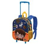 Harry Potter Mochila con Carro Relieve Frontal 3D Infantil Naranja