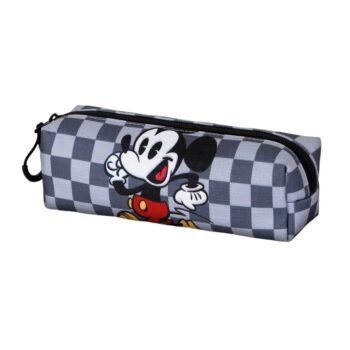 Disney Mickey Mouse Estuche Portatodo Cuadrado Gris