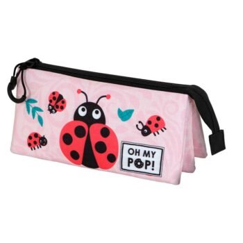 Oh My Pop! Estuche Portatodo Triple Rosa