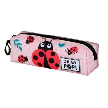 Oh My Pop! Estuche Portatodo Cuadrado Rosa