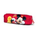 Disney Mickey Mouse Estuche Portatodo Cuadrado Rojo