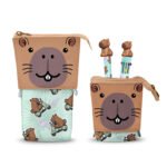 Oh My Pop! Estuche Portatodo Cute Capybara 10 Colores Borrable Multicolor
