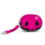 Hello Kitty Kuromi Skull Monedero Pill, Negro