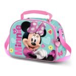 Disney Minnie Mouse Portameriendas Relieve Frontal 3D Infantil Rosa