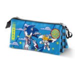 Sonic Estuche Portatodo Triple Azul