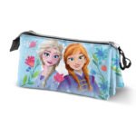Disney Frozen Estuche Portatodo Triple Azul