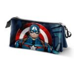 Marvel Avengers Estuche Portatodo Capitán América Triple Azul