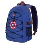 Marvel Avengers Mochila Capitán América Ligera Azul