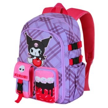 Sanrio Kuromi Maleta Trolley Adaptable a Morado