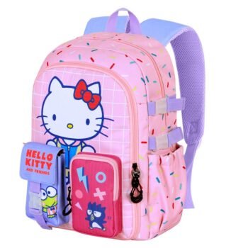 Sanrio Hello Kitty Maleta Trolley Adaptable a Rosa