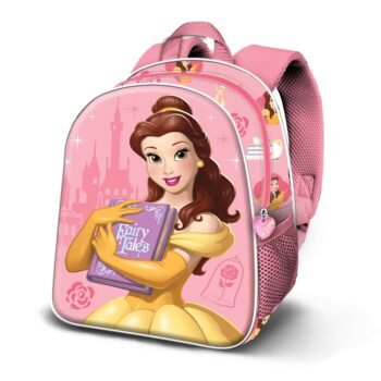 Disney Mochila Infantil Preescolar Relieve Frontal 3D Rosa