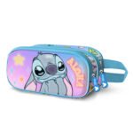 Disney Lilo & Stitch Estuche Portatodo & Relieve Frontal 3D Doble Azul