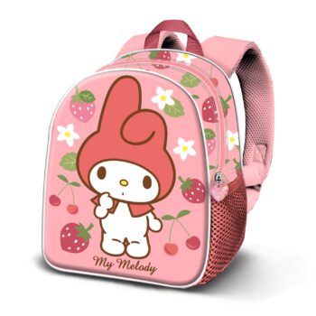 Sanrio Hello Kitty Mochila Infantil Preescolar Relieve Frontal 3D Rosa