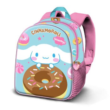 Sanrio Hello Kitty Mochila Infantil Preescolar Relieve Frontal 3D Azul