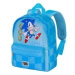 Sonic Mochila Infantil Preescolar Ligera Azul