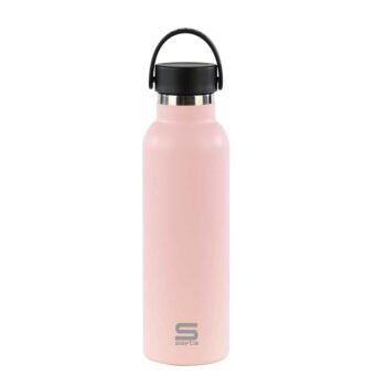 Botella Termo Acero Inoxidable Doble Rosa