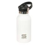 Botella Termo 350Ml Acero Inoxidable Blanco